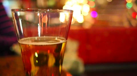 Glass of Beer Stock Footage 59906808