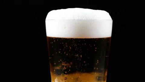 Glass of beer Stock Footage 89863210