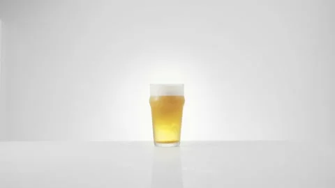 Glass of beer Stock Footage 151210950