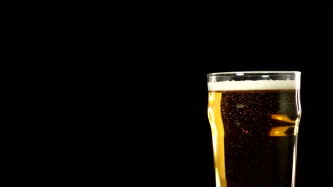 A glass of beer Stock Footage 169523731