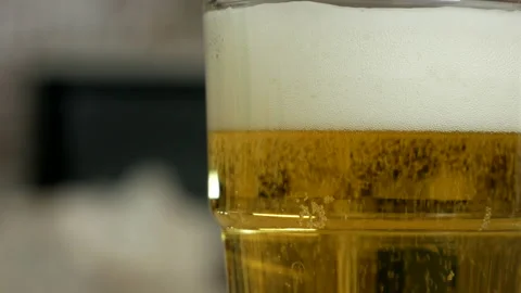 Glass with beer Stock Footage 169814057