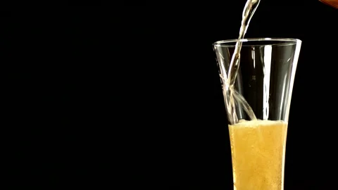 A glass of beer Stock Footage 198659063