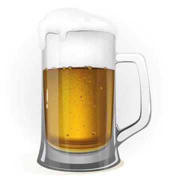 Glass of  beer Stock Illustration