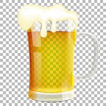 Glass of Beer Stock Illustration