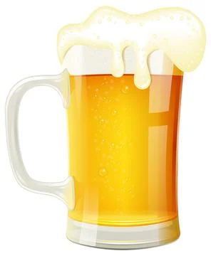 Glass of Beer Illustrazione stock