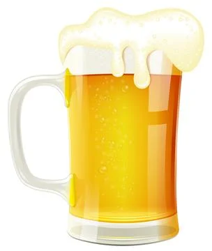Glass of Beer Stock Illustration