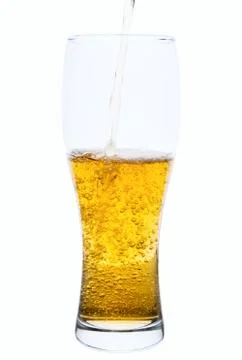 Glass with beer Stock Photos
