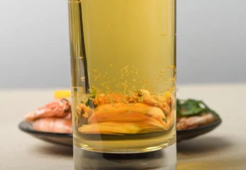 Glass with beer. Stock Photos