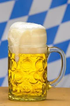 Glass of beer Stock Photos