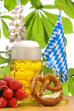 Glass of beer Stock Photos
