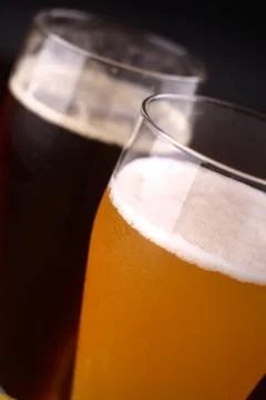 Glass of beer Stock Photos