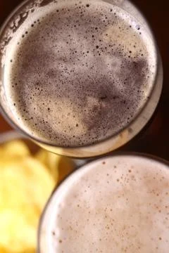 Glass of beer Stock Photos