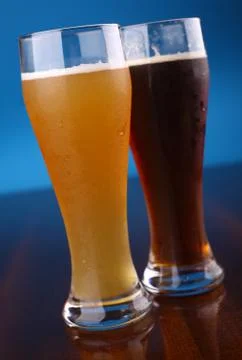 Glass of beer Stock Photos