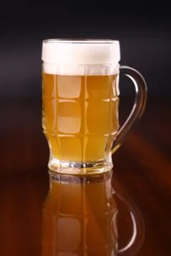 Glass of beer Stock Photos