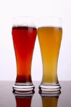 Glass of beer Stock Photos