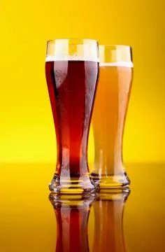 Glass of beer Stock Photos