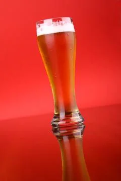 Glass of beer Stock Photos