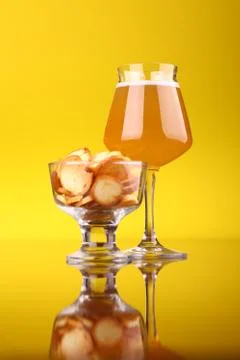 Glass of beer Stock Photos
