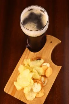 Glass of beer Stock Photos