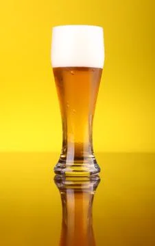 Glass of beer Stock Photos