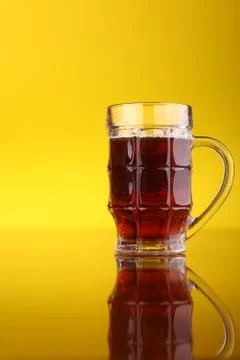 Glass of beer Stock Photos