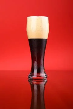 Glass of beer Stock Photos