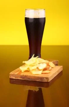 Glass of beer Stock Photos