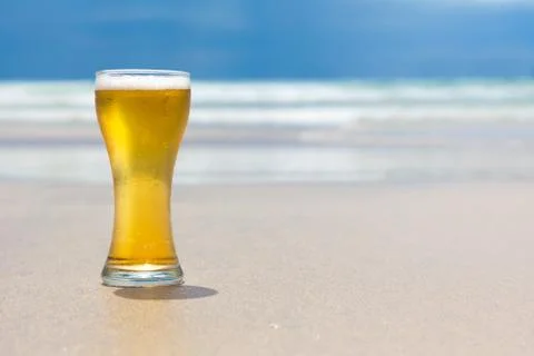 A glass of beer Stock Photos