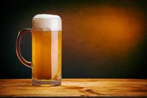 Glass of beer Stock Photos
