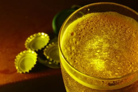 Glass of beer Foto stock