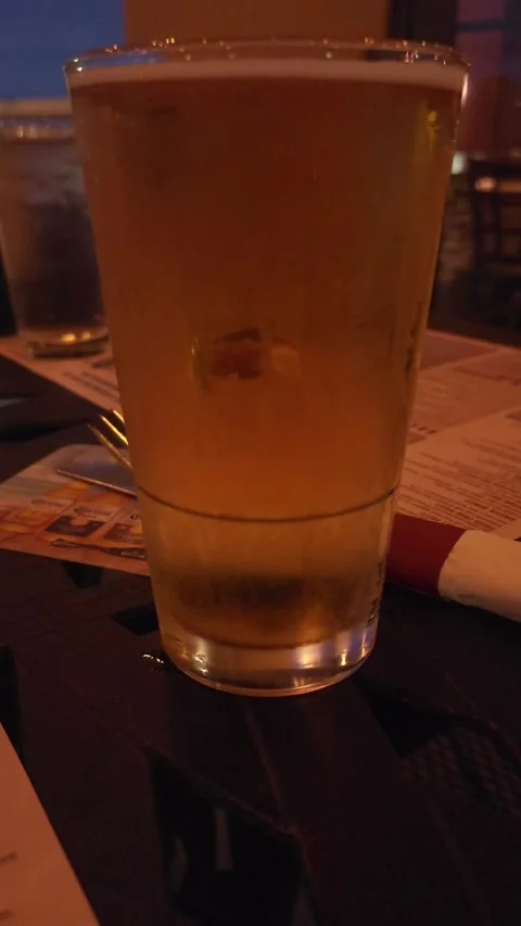 Glass Of Beer On Table Vidéo 242517527