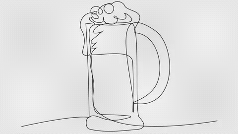 Glass with beer on a white background Stock Footage 157074199