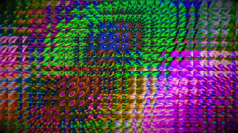 Glass block kaleidoscope Stock Footage 36023836