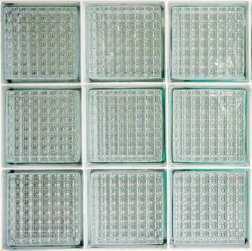 Glass block Foto stock