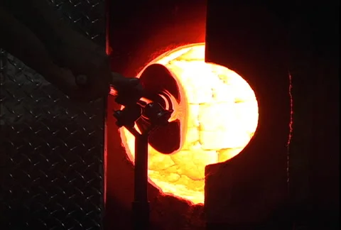 Glass blow 03 Stock Footage 50637408