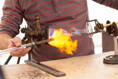 Glass-blower Stock Photos