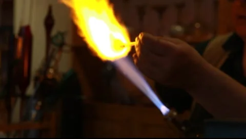 Glass blowing Vídeo Stock 7749794