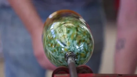 Glass Blown Art Stock Footage 81196949
