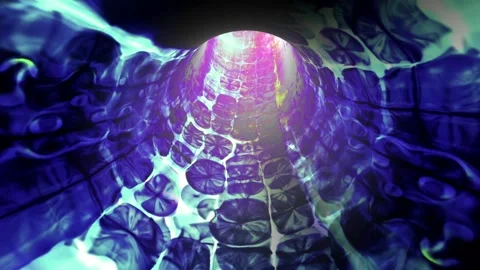 A glass with a blue background 库存影片 157756745