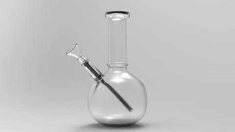 Glass Bong Stock Illustration