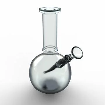 Glass Bong Isolated Stock Illustration