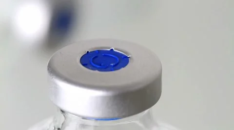 Glass bottle hand Stock Footage 8576495