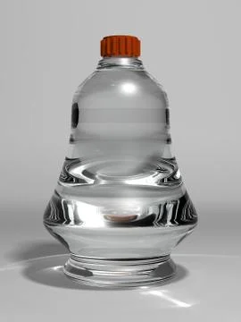 Glass bottle Stock Illustration