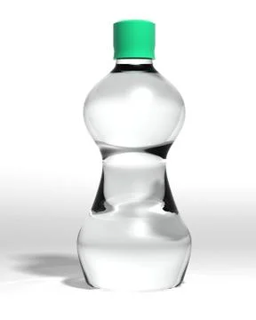Glass bottle Stock Illustration