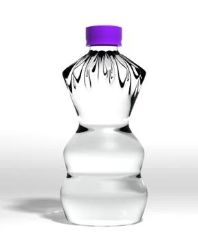 Glass bottle Stock Illustration