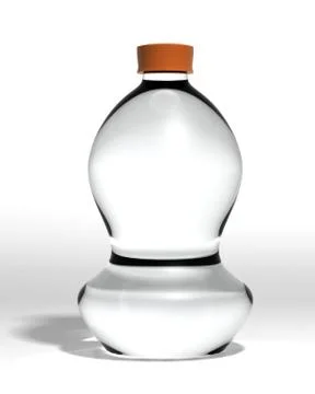 Glass bottle Stock Illustration