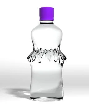 Glass bottle Stock Illustration