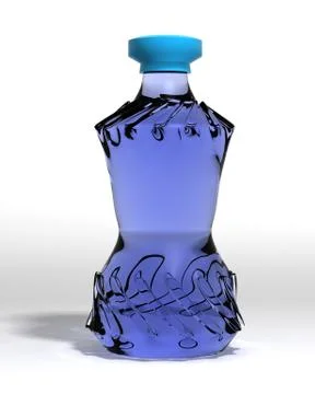 Glass bottle Stock Illustration