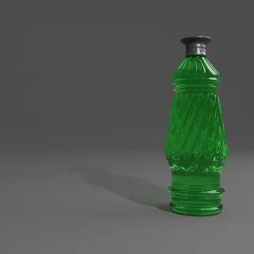 Glass bottle Stock Illustration
