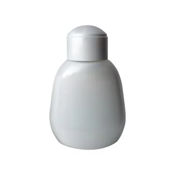 Glass bottle for lotion. Stock Illustration